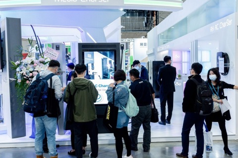 台湾电动车、新能源车展览会展会现场图片