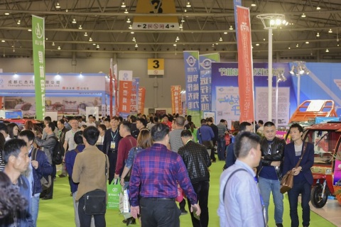 成都国际电动车及零部件展览会展会现场图片