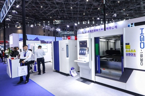 天津国际机床展展会现场图片