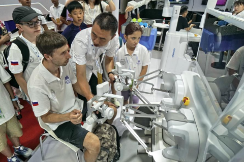 北京世界机器人博览会展会现场图片