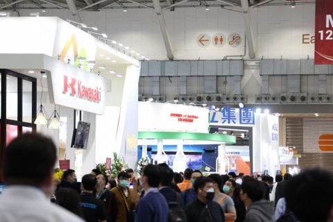 台湾机器人展览会展会现场图片