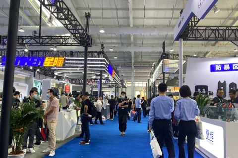 新疆警用装备展展会现场图片