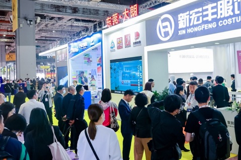 广州国际服装供应链展展会现场图片
