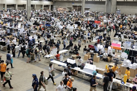 日本东京潮流手办模型展览会WF展会现场图片