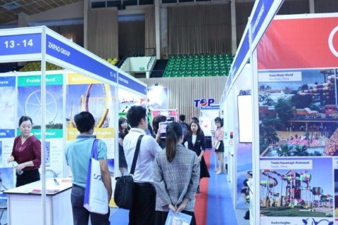 越南胡志明主题公园及游乐设备展览会展会现场图片