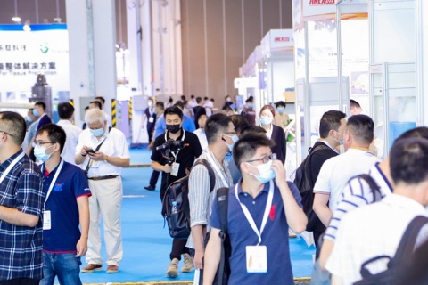 上海国际非织造材料展览会展会现场图片