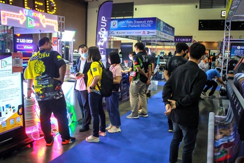印尼雅加达广告标识印刷包装展览会展会现场图片