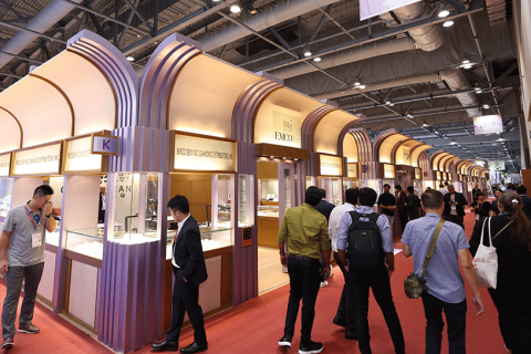 香港珠宝首饰展展会现场图片