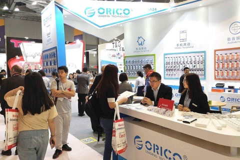 香港环球资源移动电子展览会展会现场图片