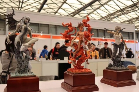 上海潮流手办展览会wf展会现场图片