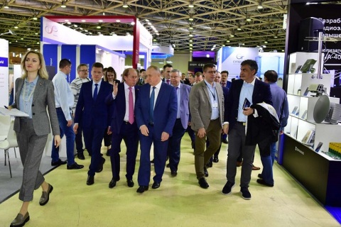 俄罗斯莫斯科通讯通信设备展览会展会现场图片