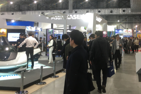 日本东京车联网技术展览会展会现场图片