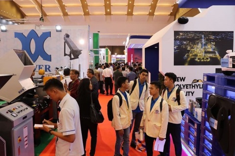 印尼雅加达塑料橡胶展览会展会现场图片