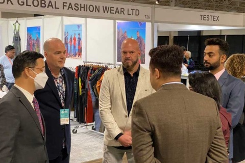加拿大多伦多纺织服装采购展览会展会现场图片