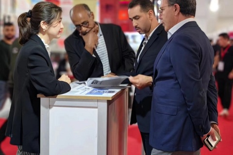 摩洛哥纺织机械和纺织服装面料展览会展会现场图片
