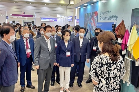 韩国首尔纺织服装及面料展览会展会现场图片