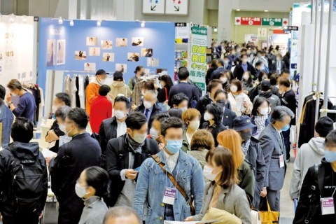 日本东京服装展览会展会现场图片