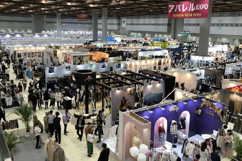 日本东京服装展览会展会现场图片