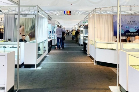 美国图森矿物宝石及珠宝展览会展会现场图片