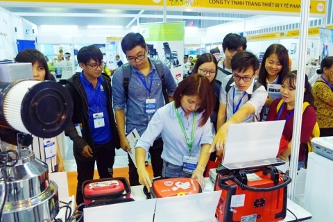 越南河内医疗器械、分析诊断、制药机械原料展览会展会现场图片