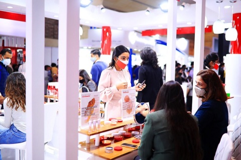 印度孟买美容展览会展会现场图片