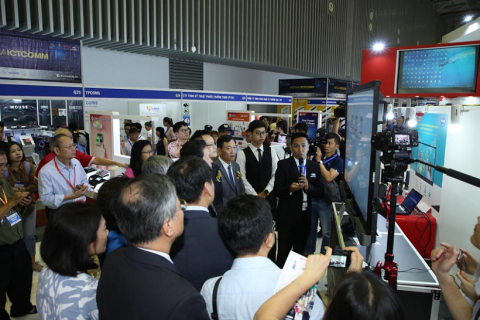 越南消费电子展览会展会现场图片