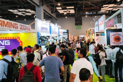 印度礼品展览会展会现场图片