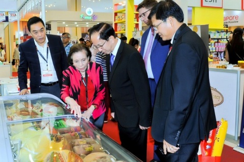 柬埔寨金边酒店用品及食品饮料展览会展会现场图片