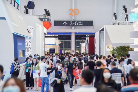 佛山潭洲陶瓷展展会现场图片