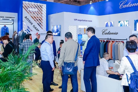 北京服装定制展展会现场图片