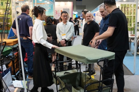 香港环球资源运动及户外用品展览会展会现场图片