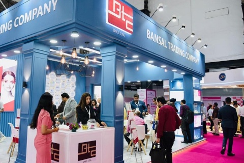 印度新德里专业美容美发展览会展会现场图片