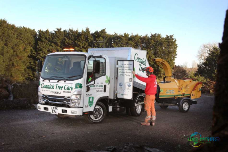 英国伯明翰国际商用车及配件展览会:Connick Tree Care与Isuzu深化合作