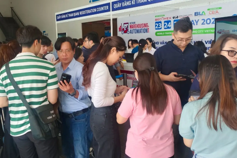 越南河内仓储物流展览会展会现场图片