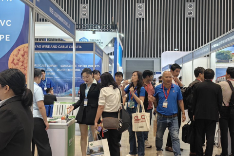 越南河内电线电缆展览会展会现场图片