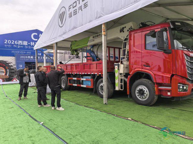福田欧曼亮相2026林芝工程建设博览会护航高原绿色基建