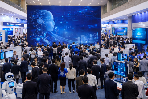 越南河内低空经济及通用无人机展览会展会现场图片