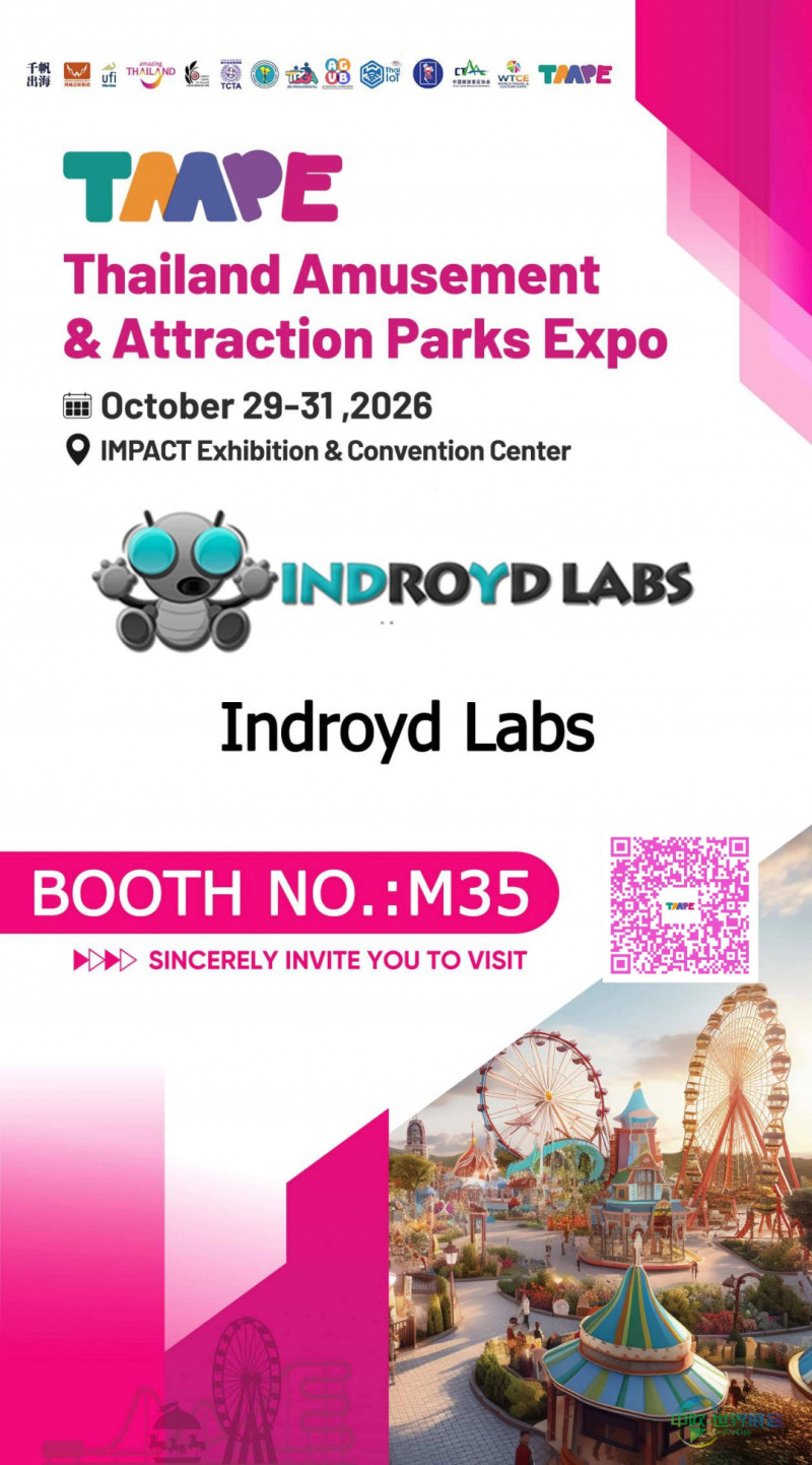 曼谷主题公园游乐设备展 Indroydlabs将展示RFID智能方案