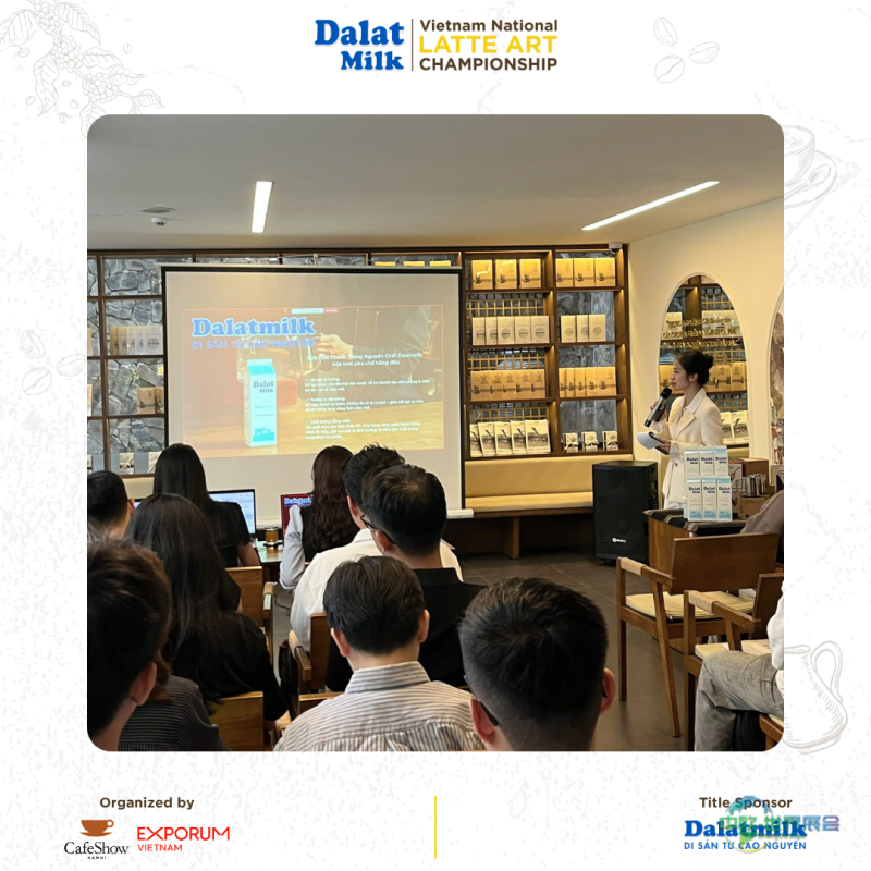 越南胡志明市咖啡茶烘焙展：越南咖啡展与Dalatmilk联合举办拿铁艺术工作坊圆满落幕